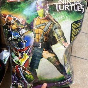 NINJA TURTLE DONATELLO MUSCLE JUMPSUIT ADULT COSTUME X LARGE 44-46 BRAND NEW
